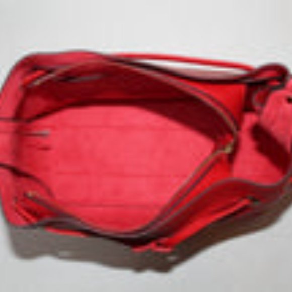 LUCY AND LORRAINE Darcy Drawstring Red Crossbody NWT - Picture 6 of 6